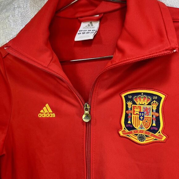 2010 SPAIN RFEF ADIDAS ESPAñA FIFA Jersey Jacket Size Medium - Picture 3 of 16